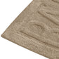 Veria 2 Piece Bath Mat with BATH Sculpted Details The Urban Port Beige By Casagear Home BM250884