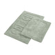 Veria Bath Mat Set | SPLASH Sculpted Details | 2 Piece | Green