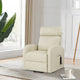Preston Power Lift Recliner | Faux Leather | Wired Controller | Off White