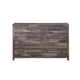 Dresser with Rough Hewn Saw Texture and Panel Base Rustic Gray BM251268