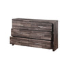 Dresser with Rough Hewn Saw Texture and Panel Base Rustic Gray BM251268