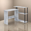 Nova Writing Desk | Elegant Wood Design | Antique White & Black