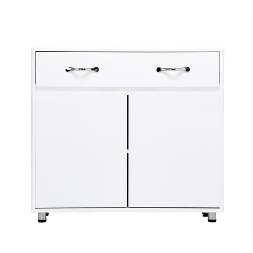 Arlo Server | 2 Door Storage | 1 Drawer | White