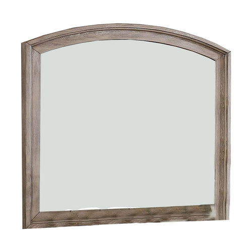 Dorian Mirror | Curved Top Frame | Weathered Look | 30 x 36