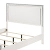 Queen Bed with LED Headboard and Shimmering Trim White BM252737