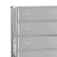 Chest with Crystal Knobs and Mirror Panels Silver BM253004