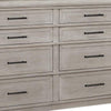 Dresser with Elegant Pull Handles Antique White By Casagear Home BM253012