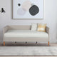 Luna Twin Daybed | Fabric Upholstery | Wood Frame | Gray