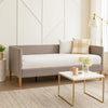 Luna Daybed | Fabric Upholstery | Wood Frame | Dark Gray