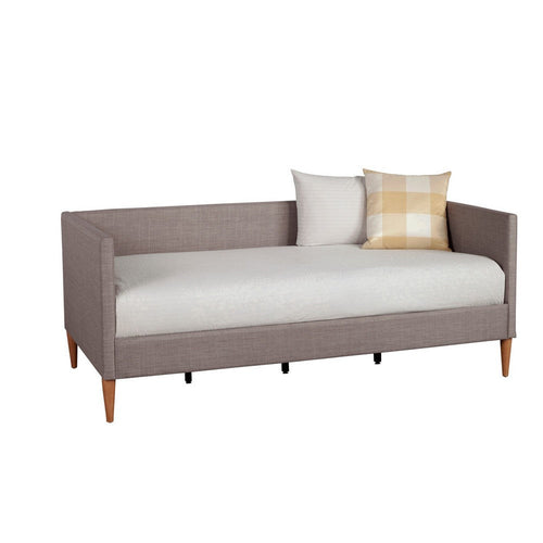 Luna Daybed | Fabric Upholstery | Wood Frame | Dark Gray