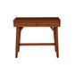 Writing Desk with 2 Drawers and Angled Legs Brown By Casagear Home BM261866
