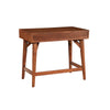 Writing Desk with 2 Drawers and Angled Legs Brown By Casagear Home BM261866