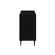 Dresser with 7 Drawers and Angled Legs, Black