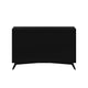 Dresser with 7 Drawers and Angled Legs, Black