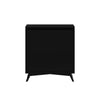 Chest with 4 Drawers and Pull Out Tray, Black
