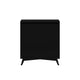 Chest with 4 Drawers and Pull Out Tray, Black
