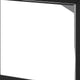 Mirror with Rectangular Wooden Encasing, Black