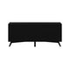 TV Console with 1 Door Cabinet and 3 Drawers, Black