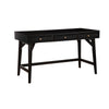 Writing Desk with 3 Drawers and Angled Legs Black By Casagear Home BM261884