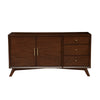 Sideboard with 3 Drawers and 2 Doors, Walnut Brown