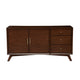 Sideboard with 3 Drawers and 2 Doors, Walnut Brown
