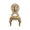 Vivian Side Chair Set | Scroll Back | Ornate Motifs | Gold