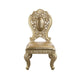 Vivian Side Chair Set | Scroll Back | Ornate Motifs | Gold