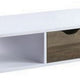 Coffee Table with Melamine Paper Veneer Top and 1 Drawer White BM262207
