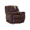 Dorian Rocker Recliner | Fabric Upholstery | Jumbo Stitch | Brown
