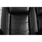 Power Recliner Loveseat with Console and Adjustable Head Black By Casagear Home BM262354