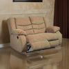 Reclining Loveseat with Pull Tab Reclining Motion Mocha Brown By Casagear Home BM263464