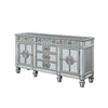 Vivian Server | 6 Mirrored Drawers | 2 Doors | Silver