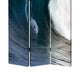 Surfing High Wave Print Foldable Canvas Screen with 3 Panels Blue BM26535