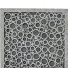 Transitional Sandstone Wall Decor with Bubble Pattern Large Gray BM26616