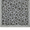 Transitional Sandstone Wall Decor with Bubble Pattern Large Gray BM26616