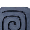 Sandstone Wall Decor with Square Spiral Design Gray and Black BM26637