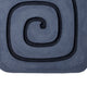 Sandstone Wall Decor with Square Spiral Design Gray and Black BM26637