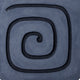 Sandstone Wall Decor with Square Spiral Design Gray and Black BM26637