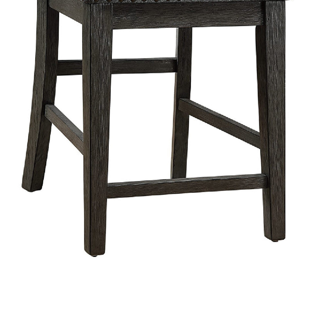 Cora Chair Set | High X-Back | Nailhead Trim | Brown BM266488