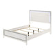 Eastern King Bed with LED Headboard and Shimmering Trim White BM266526