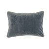Luxe Throw Pillow | Rectangular | Cotton Cover | Gray