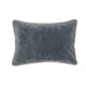 Luxe Throw Pillow | Rectangular | Cotton Cover | Gray