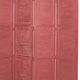 Wooden 4 Panel Foldable Floor Screen with Textured Panels Red BM26670