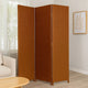 Streamline Room Divider | 3 Panel | Foldable Wood | Dark Brown