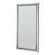 Vivian Floor Mirror | LED Trim | Faux Diamond Inlays | Silver