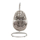 Arlo Hanging Chair | Wicker Frame | Circular Motifs | Gray BM269035
