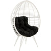 Arlo Lounge Chair | Wicker Patio | Angled Metal Legs | White BM269036