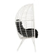 Arlo Lounge Chair | Wicker Patio | Angled Metal Legs | White BM269036