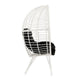 Arlo Lounge Chair | Wicker Patio | Angled Metal Legs | White BM269036