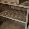 TV Console with 2 Drawers and 2 Doors, Oak Brown